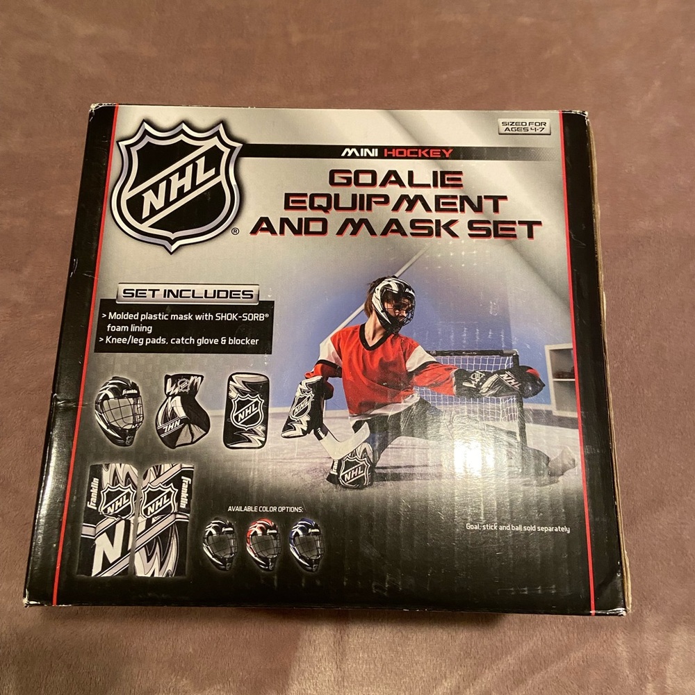 Boys Hockey Goalie Set